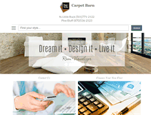 Tablet Screenshot of carpetbarn.net